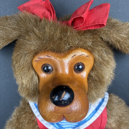 Vintage 1992 Applause Robert Raikes Original 4187/7500 Wood Face Teddy Bear - Bild 12 von 15