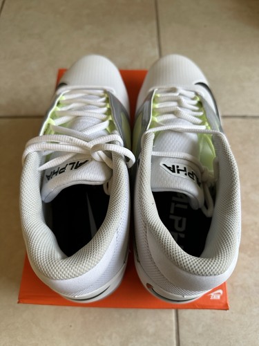 Nike Alpha Menace 4 Pro Fußballschuhe weiß/Photon Dust FD7037-100 Herren Größe 12 - Bild 2 von 6