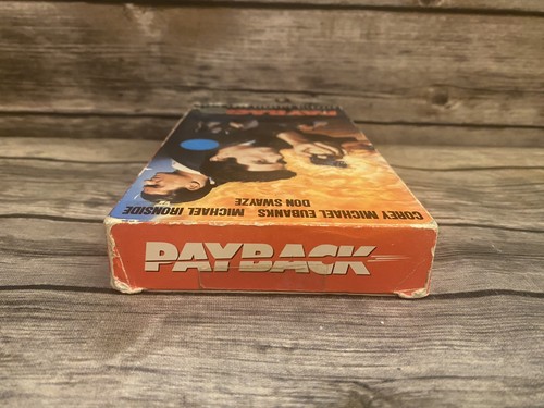 Payback VHS Tape (Corey Michael Eubanks, Michael Ironside, Don Swayze, 1990) HTF - Picture 6 of 10