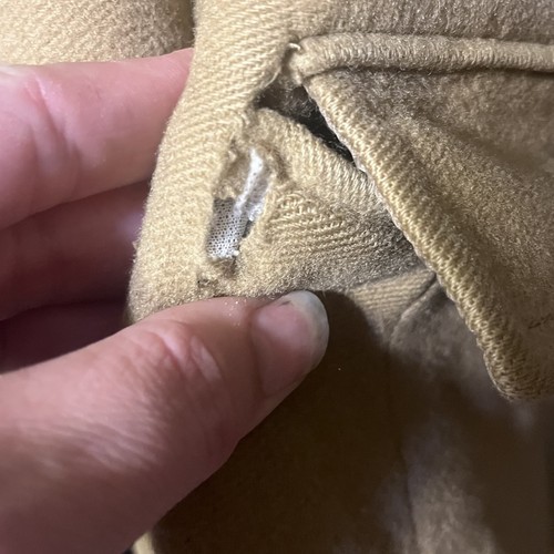 J. Crew Wool Cashmere Westbourne Topcoat Mens L Tan Brown Long Classic Luxury - Picture 10 of 10