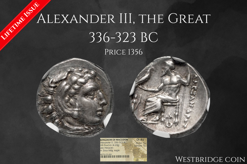 Alexander III. "Die Große" Silberdrachme - NGC Ch AU - Lebenslange Ausgabe, 5/5, 5/5