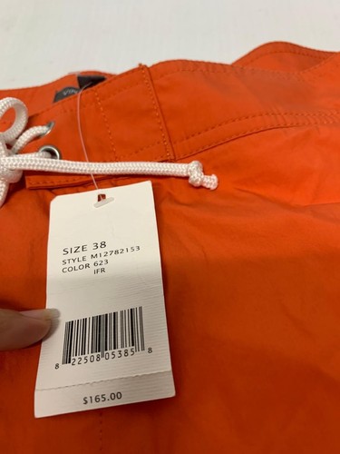 New Vince Shorts Orange 38 Men's A37 Was $165 - Picture 5 of 7