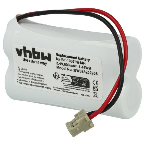 Batterie comme Radio Shack 23-933 600mAh 2,4V - Zdjęcie 9 z 9