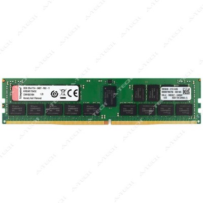 Kingston DDR4 32GB×8 2Rx4 KVR24R17D4/32I KVR24R17D4/32I Kingston 32GB DDR4 Registered ECC PC4-19200