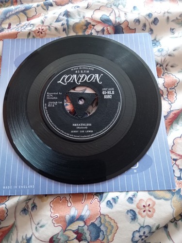 JERRY LEE LEWIS DOWN THE LINE 1958 ORIGINAL 45 LONDON RECORDS RARE - Picture 7 of 8