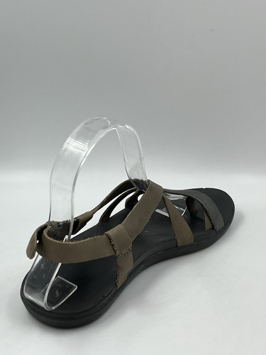 Olukai Upena hellbraune bequeme Damen-Ledersandalen mit Riemchen Größe 6 M/36 gebraucht, in einwandfreiem Zustand - Bild 11 von 14
