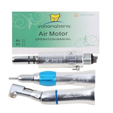 NSK Style Dental Contra Angle Straight 4H Air Motor Slow Low Speed Handpiece Kit