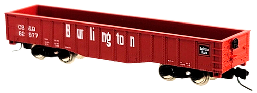 Z Scale Marklin Mini-Club 8224 CB&Q Gondola (MTL couplers) - Picture 3 of 7