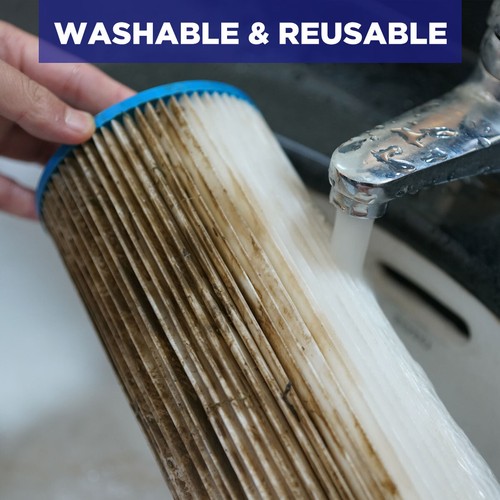 4 Pack 5 Micron 10"x2.5" Washable Pleated Sediment Water Filter Whole House RO - Picture 6 of 9