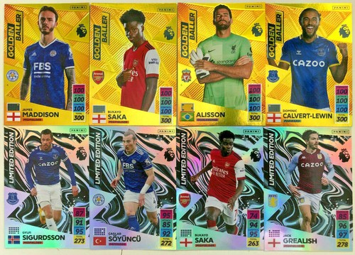 PANINI ADRENALYN XL PREMIER LEAGUE 2021/22 21/22 EDIZIONI LIMITATE GOLDEN BALLER - Foto 1 di 40