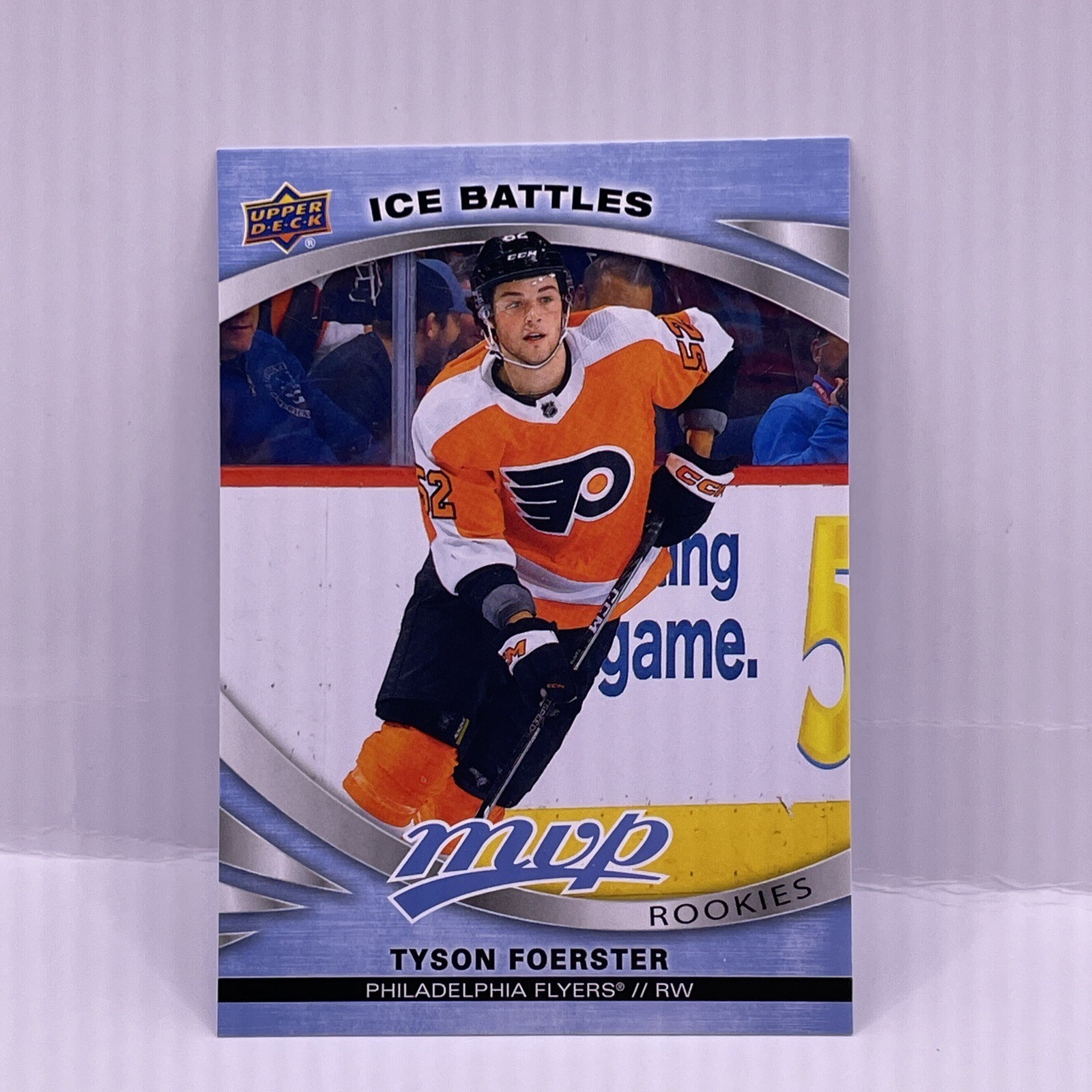 2023-24 Upper Deck MVP - Rookies Ice Battles #246 Tyson Foerster (RC)