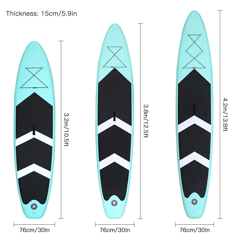 Details zu SUP Board Stand Up Paddling Surfboard Aufblasbar mit Paddel SUP Grün 320cm DHL Klassischer Sonderpreis