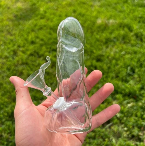 8 Zoll Penis Glaspfeife dickes Glas Bong Glas Tabak Rauchen Wasserpfeifen 🙂 - Bild 8 von 11