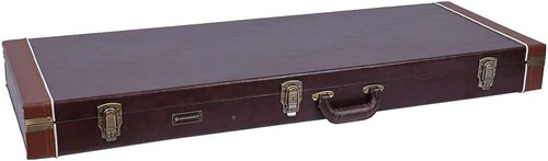 Estuche rígido para guitarra eléctrica Crossrock Deluxe para estilo Jazzmaster/Jaguar - Imagen 1 de 35
