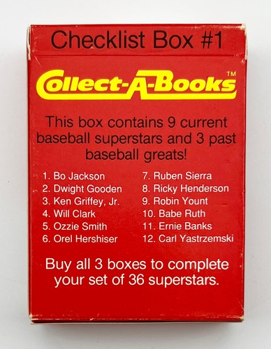 1990 MLB Collect A Books Complete Set Ken Griffey Jr Nolan Ryan Ozzie Smith - Picture 3 of 24