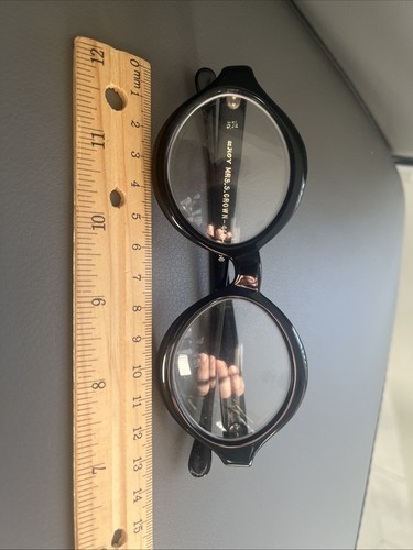 Gafas ovaladas Sherman de colección EE. UU. marco personalizado años 60 genial forma retro - Imagen 1 de 4