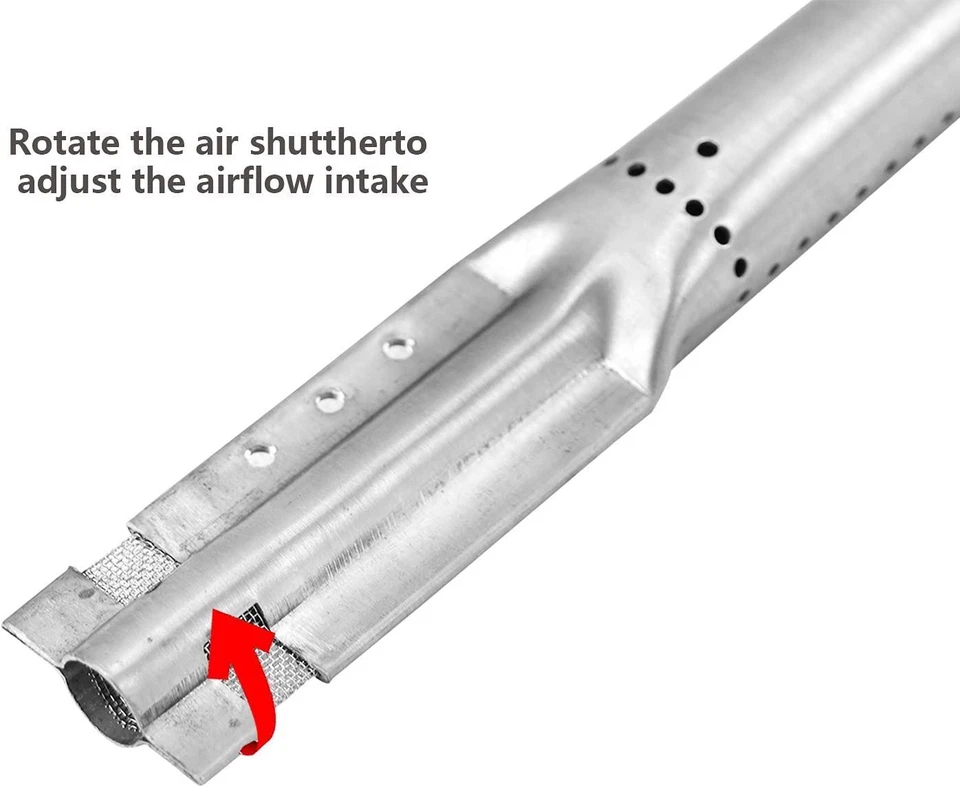 Quemadores de parrilla de acero inoxidable 15 7/8" paquete de 4 para Charbroil Foto 2 de 4