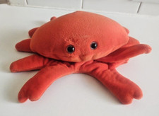 Folktails Folkmanis CRAB Hand Finger Puppet Glove Plush Story Toy Red Orange