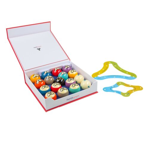 Dynasphere Platinum 2-1/4 in. Belgian Billiards Pool Balls Set w ...