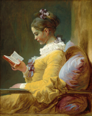 JEAN HONORE FRAGONARD THE READER BAROQUE ART GICLEE PRINT FINE CANVAS