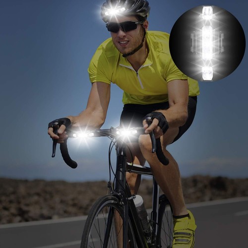 Bike Tail Light Bicycle Rechargeable USB LED Safety Rear Lamp Flashing Wraning - Picture 14 of 16