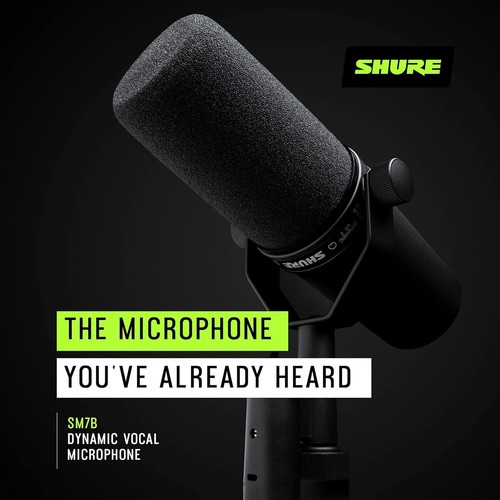 NEW Shure SM7B Cardioid Dynamic Vocal Microphone / Free Shipping - Picture 7 of 14