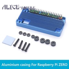V2 Blue/Blue Aluminum Shell Protective Case Pin for Raspberry Pi Zero 2W B2AM