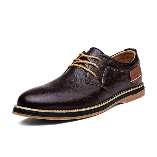 Zapatos De Vestir Cuero Genuino Para Hombres Mocassini Oxford Moda Elegante Lujo - Foto 8 di 9