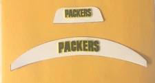 Green Bay Packers 3D Bumper Set Front And Rear Speed Flex Helmet
