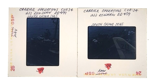6 Photo Slides USS Renshaw DD/DDE-499 Ship, South China, 1965 - Picture 9 of 10
