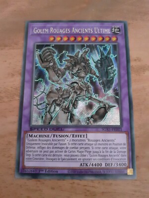 Golem Rouages Ancients Ultime SGX1 FRD21 Secret Rare VF