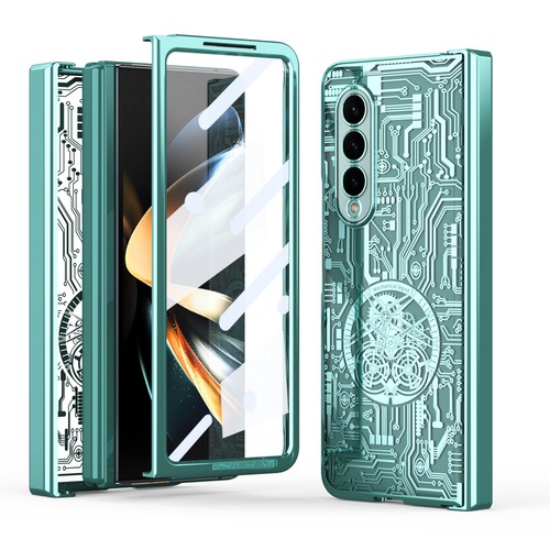 Custodia cellulare completa 360° vetro PC custodia protettiva cover per Samsung Galaxy Z Fold6 5 4 - Foto 16 di 18