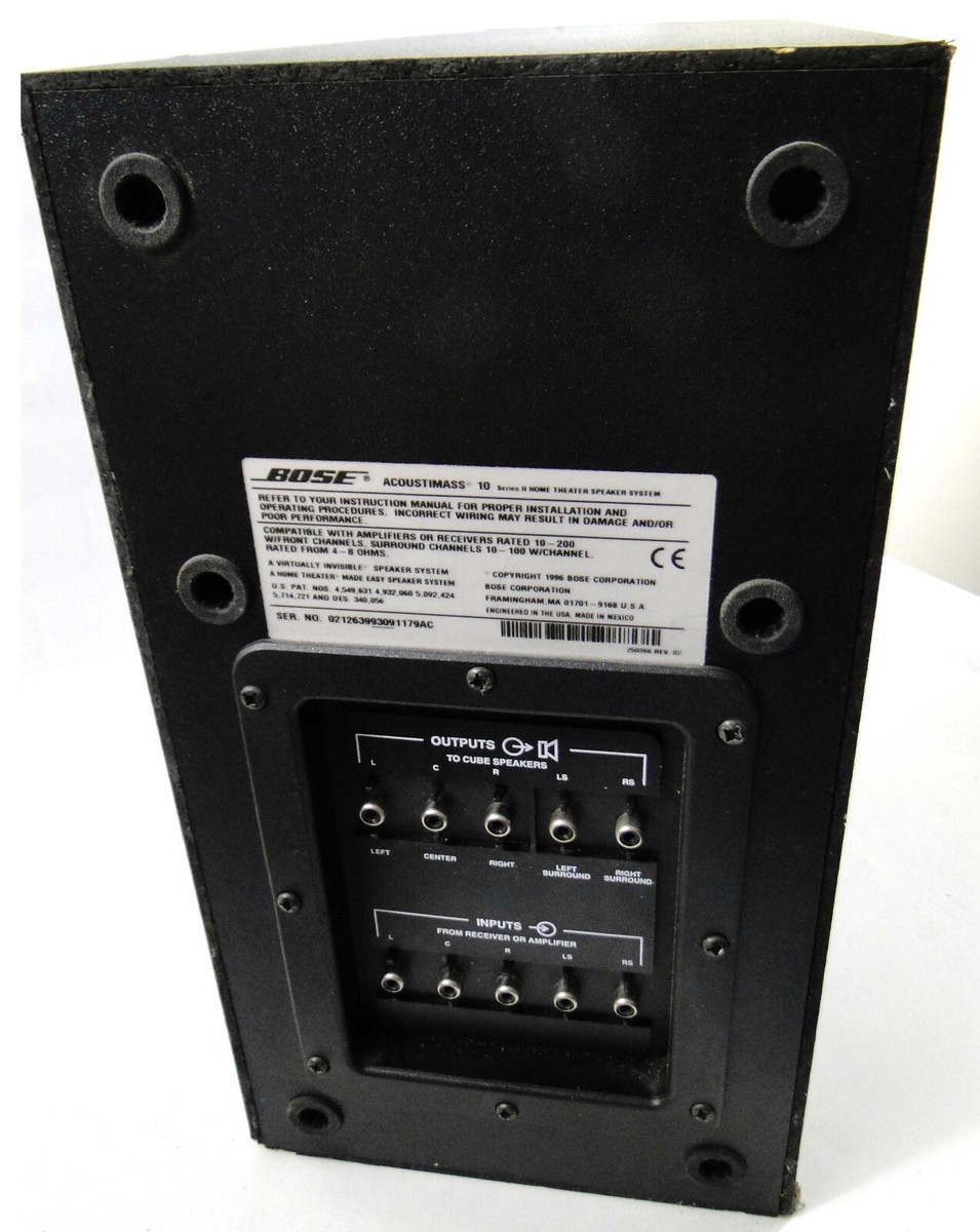 Bose Acoustimass10 Series Home Theater Speaker System 3