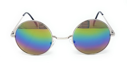 Round Lens Sunglasses Mens Womens Ladies John Lennon Circle Ozzy Unisex Hippie - Picture 18 of 20