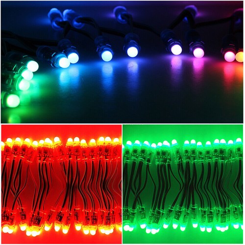 50X 12mm LED Module WS2811 Full Color Digital Pixel Addressable IP68 Waterproof - Picture 6 of 10