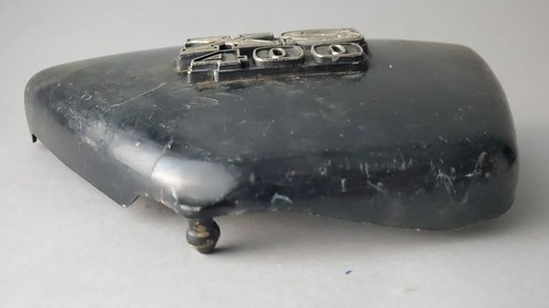 YAMAHA XS 400 RIGHT SIDE COVERBLACK PANEL XS400 EMBLEM - Picture 6 of 17