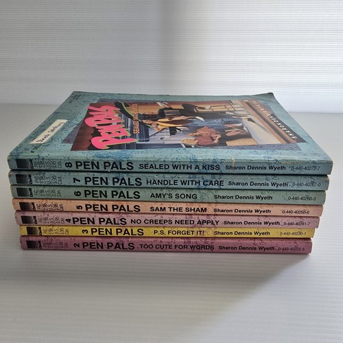 7x Pen Pals Book 2-8 By Sharon Dennis Wyeth, Paperback - Picture 6 of 9