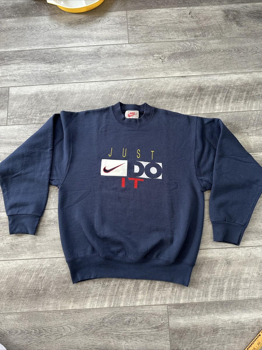 トップス 90s NIKE JUST DO IT SWEAT MADE IN USA Vintage Nike Crewneck Sweatshirt Just Do It Made in USA