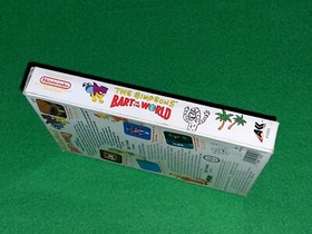 Los Simpson Bart vs. The World PAL B NES embalaje original sin instrucciones muy buen estado 