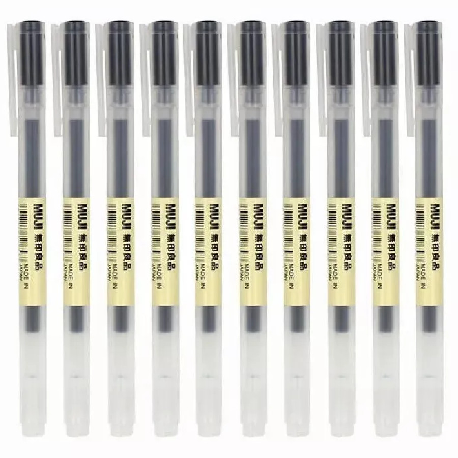 MUJI Moma Japan Ballpoint Pens 0.5mm (10 pack) - UK Stock