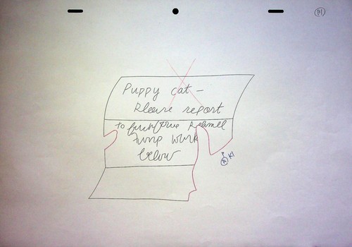 Bee and PuppyCat 2013 Hand Drawn Production Pencil Frederator Studios #WW