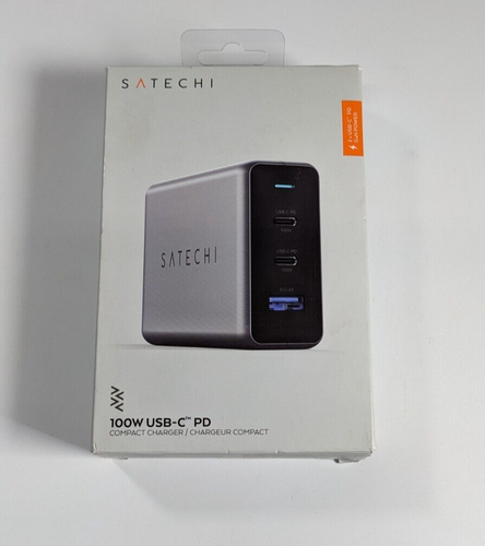 Chargeur GaN compact 100 W USB C PD Satechi (ST-TC100GM)