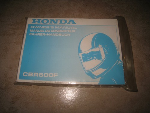 CBR 600 PC31 Fahrer Handbuch Bedienungsanleitung Owner s manual du conducteur - Picture 1 of 4