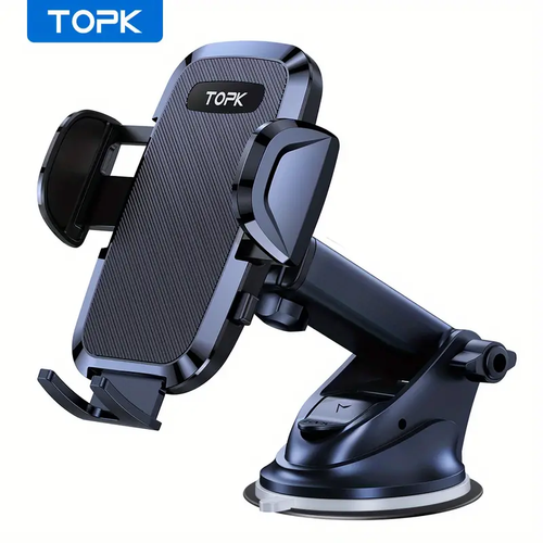 TOPK Car Phone Holder Universal for Cars Vans Lorrys Dashboard & Windscreen 360° - Picture 2 of 11