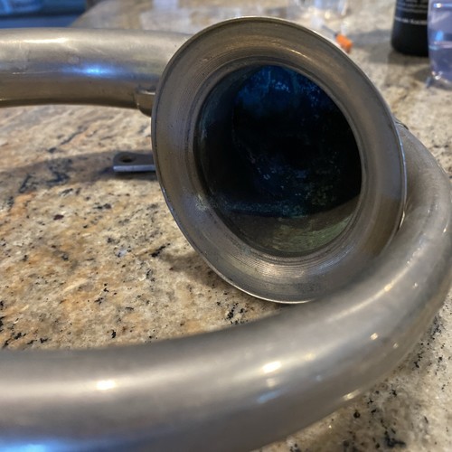 LION BRAND PAX MADE ANTIQUE CAR HORN Silver Colored Metal - Afbeelding 9 van 15