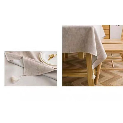 Cotton Linen Tablecloth Dinign Kitchen Table Cover Wedding Party Banquet Decor - Picture 10 of 29