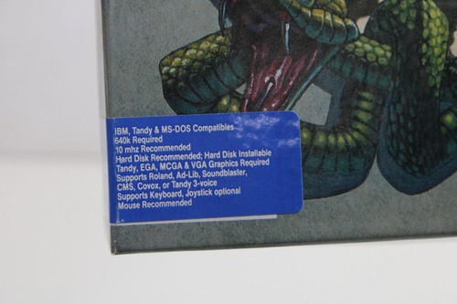 Conan Cimmerian 1991 Virgin PC Game MS DOS 3.5" Disc Big Box Complete w/Map - Picture 3 of 13