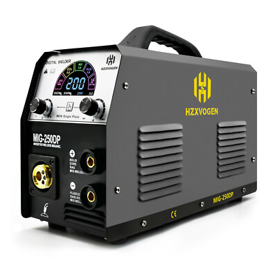 HZXVOGEN 4in1 MIG/MAG Schweißgerät 250A IGBT Puls Alu Digital LCD Tragbar