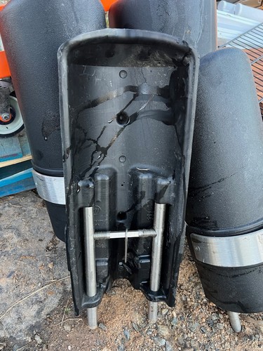 Paquete de 4 protectores de seguridad McCue CartStop para tienda de comestibles carrito de buggy redondeados parachoques - Imagen 2 de 3