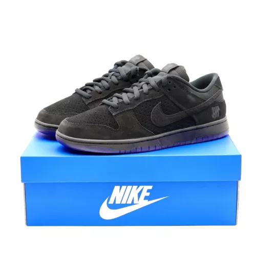 DO9329-001 Nike Dunk Low Undefeated 5 On It Dunk vs AF1 Black (Men's)